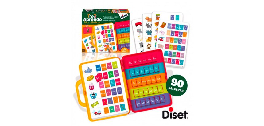 Juego Diset didáctico yo aprendo las sílabas