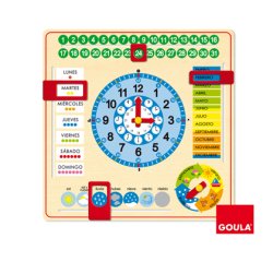 Reloj calendario diset castellano