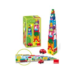 Puzle Diset cubos apilables coche