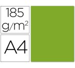 Cartulina guarro din a4 verde manzana 185 gr paquete 50 hojas