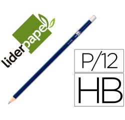 Lapices de grafito sin goma liderpapel triangular