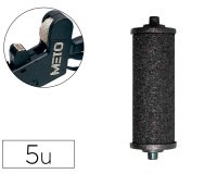 Rodillo entintador meto tovel tinta color negro pack de 5 unidades