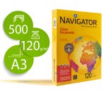 Papel fotocopiadora navigator din a3 120 gramos paquete de 500 hojas