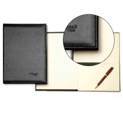 Libro de firmas autograph 6876 tapa acolchada negra 305x210 mm