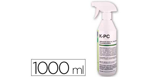 Limpiador spray bactericida botella de 1000 ml