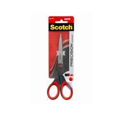 Tijera oficina scotch 18 cm de acero inoxidable con ajuste de tension