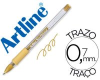 Boligrafo artline 1900 softline tinta aceite metalico oro