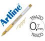Boligrafo artline 1900 softline tinta aceite metalico oro