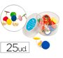 Chincheta liderpapel plastificada colores surtidos caja de 25 unidades