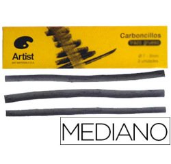 Carboncillo artist mediano 5-6 mm caja de 6 unidades