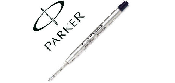 Recambio boligrafo parker negro fino