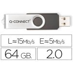 Memoria usb q-connect flash 64 gb 2.0
