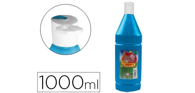 Témpera líquida escolar Jovi - Botella de 1000 ml