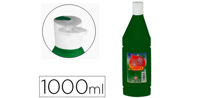 Témpera líquida escolar Jovi - Botella de 1000 ml