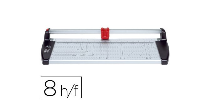 Cizalla m+r metalica de rodillo de 46 cm con base de aluminio