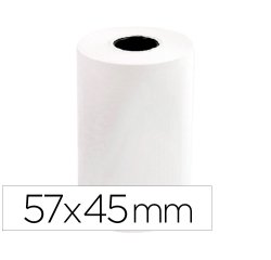 Rollo sumadora q-connect termico 57x45x11 mm 58 gr sin bisfenol a