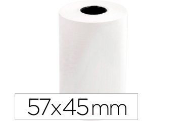 Rollo sumadora q-connect termico 57x45x11 mm 58 gr sin bisfenol a