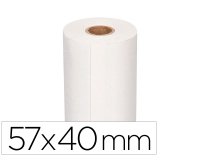 Rollo sumadora q-connect termico 57x40x11 mm 58 gr sin bisfenol a