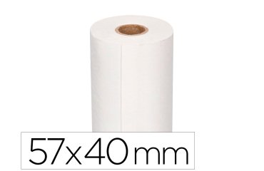 Rollo sumadora q-connect termico 57x40x11 mm 58 gr sin bisfenol a