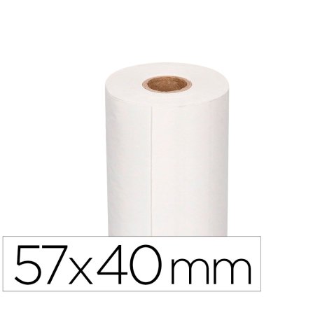 Rollo sumadora q-connect termico 57x40x11 mm 58 gr sin bisfenol a