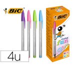 Boligrafo bic cristal large fashion cajas de 20 unidades colores surtidos