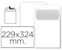 Sobre liderpapel bolsa n 8 blanco din 229x324 mm tira de silicona paquete de 25 unidades
