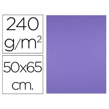 Cartulina liderpapel 50x65 cm 240 g/m2 violeta