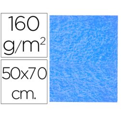 Fieltro liderpapel 50x70cm azul claro 160g/m2