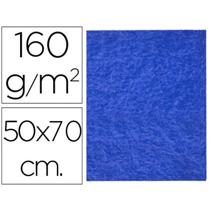 Fieltro liderpapel 50x70cm azul oscuro 160g/m2