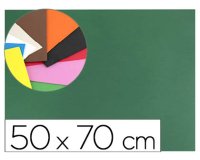 Goma eva liderpapel 50x70cm 60g/m2 espesor 1.5mm verde oscuro