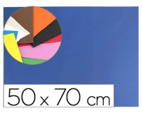 Goma eva liderpapel 50x70cm 60g/m2 espesor 1.5mm azul oscuro