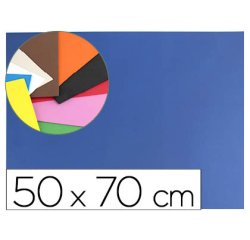 Goma eva liderpapel 50x70cm 60g/m2 espesor 1.5mm azul oscuro