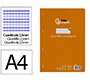 Recambio liderpapel a4 pautaguia 100 hojas 75 g.  Cuadriculado pautado 2,5 mm con margen 4 taladros