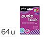 Sujetacosa masilla punto tack de cola removible blister de 64 unidades