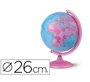 Globo terraqueo con luz modelo pink diametro 26 cm