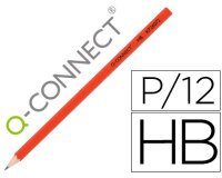 Lapices de grafito q-connect hexagonal sin goma n.2 hb