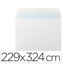 Sobre liderpapel n 14 blanco din c4 229x324 mm tira de silicona paquete de 25 unidades