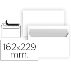 Sobre liderpapel n 11 blanco din c5 162x229 mm tira de silicona paquete de 25 unidades