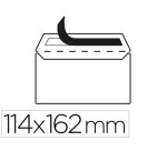 Sobre liderpapel n 19 blanco c6 114x162 mm tira de silicona paquete de 25 unidades