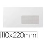 Sobre liderpapel n 3 blanco din americano ventana derecha 110x220 mm tira de silicona paquete de 25 unidades