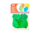 Globo 100% latex biodegradable verde pistacho bolsa de 20 unidades