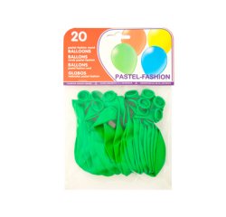 Globo 100% latex biodegradable verde pistacho bolsa de 20 unidades
