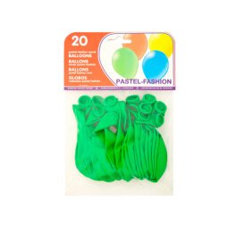 Globo 100% latex biodegradable verde pistacho bolsa de 20 unidades