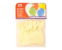 Globo 100% latex biodegradable blanco bolsa de 20 unidades