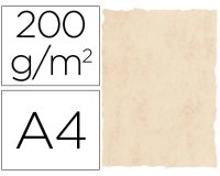 Papel pergamino din a4 200 gr color marmol beige paquete de 25 hojas