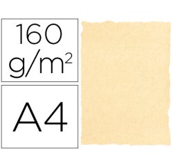 Papel pergamino din a4 160 gr color pergamino crema paquete de 25 hojas