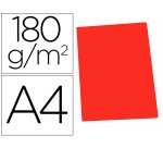 Subcarpeta cartulina gio din a4 rojo pastel 180 g/m2