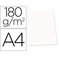 Subcarpeta cartulina gio din a4 blanca 180 g/m2