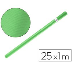 Papel kraft liderpapel verde rollo 25x1 mt