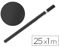 Papel kraft liderpapel negro rollo 25x1 mt